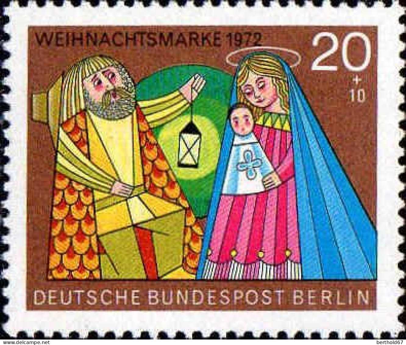 Berlin Poste N** Yv:405 Mi:441 Weihnachtsmarke La Sainte Famille - Unused Stamps
