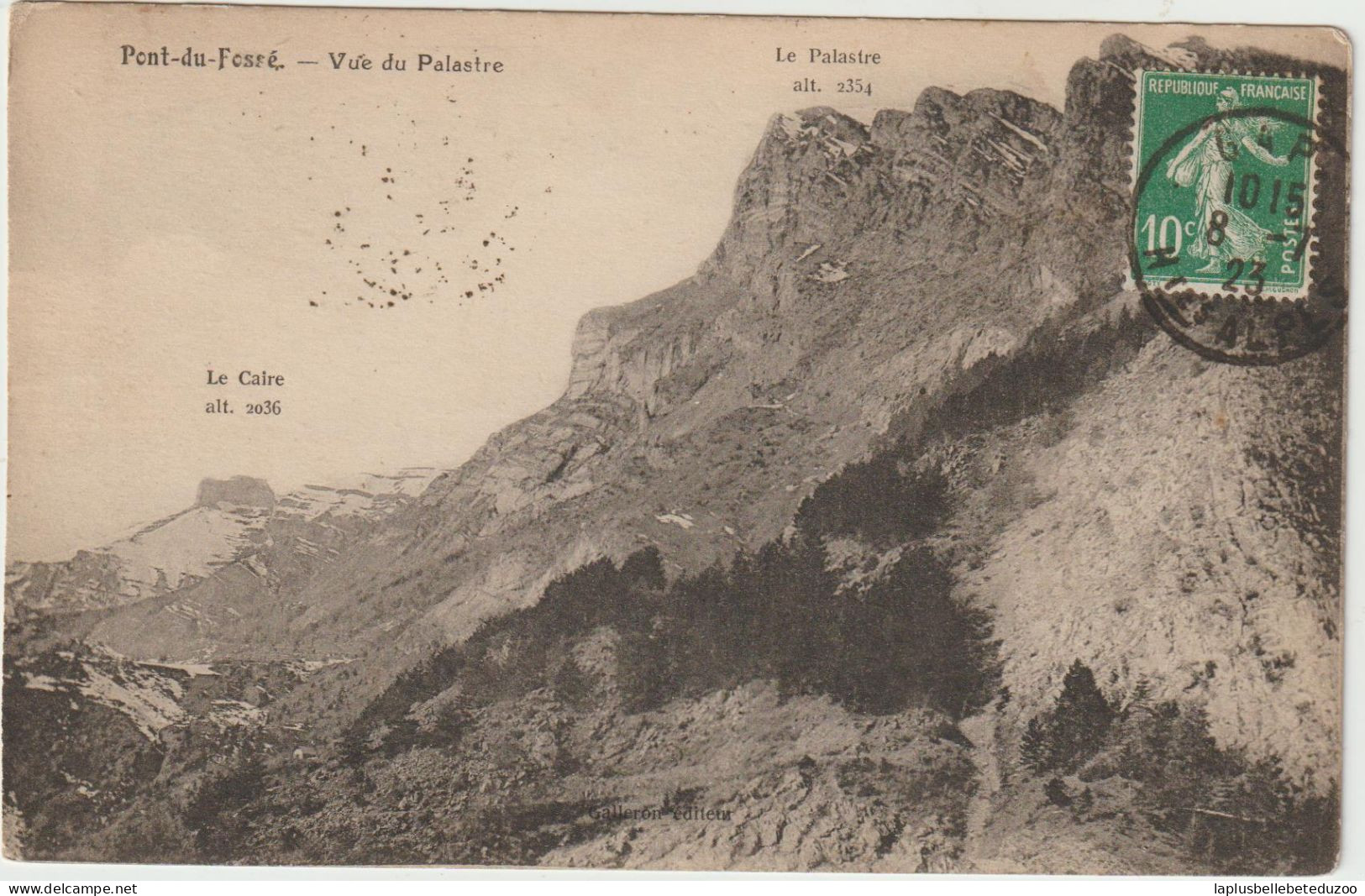 CPA - 05 - PONT Du FOSSE - Vue Du Palastre Altitude 2354 M. Et Du Caire Altitude 2036 M  - Pas Courant - Autres & Non Classés