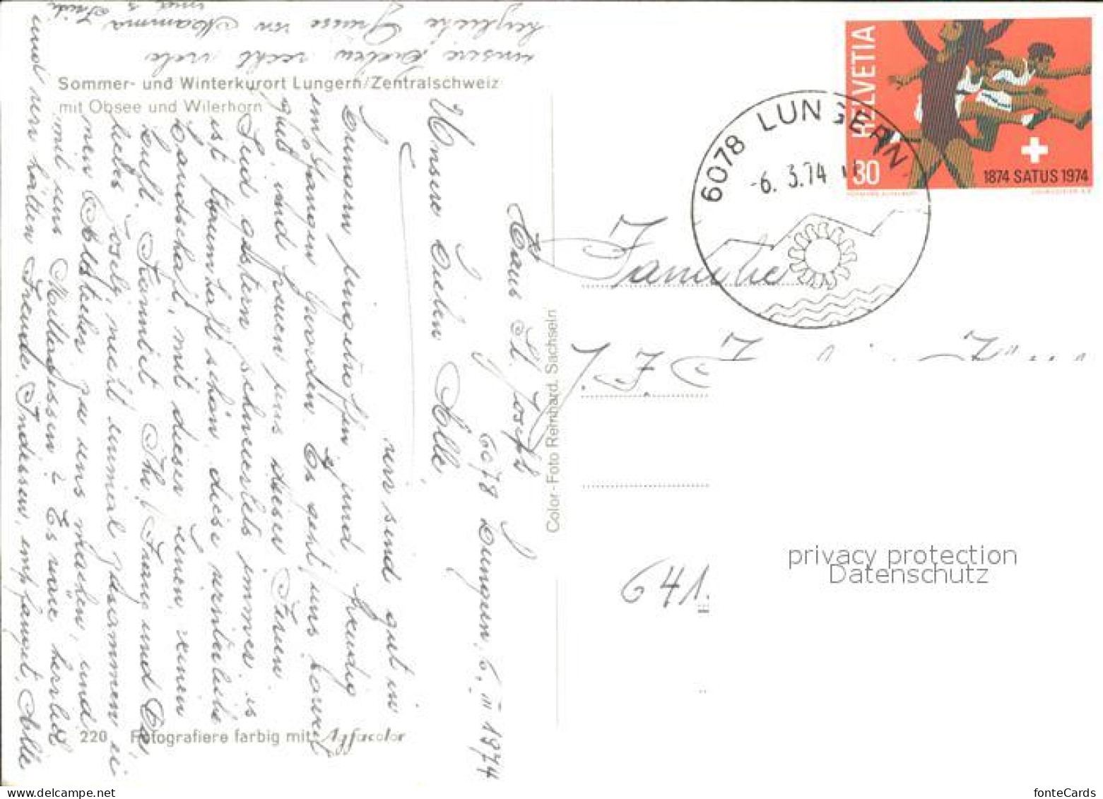 11896487 Lungern Mit Obsee Und Wilerhorn Lungern - Other & Unclassified