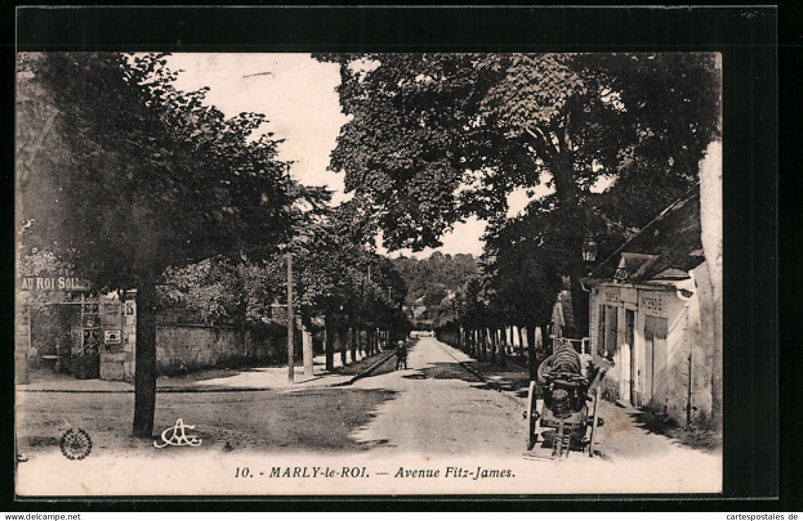 CPA Marly-Le-Roy, Avenue Fitz-James  - Autres & Non Classés