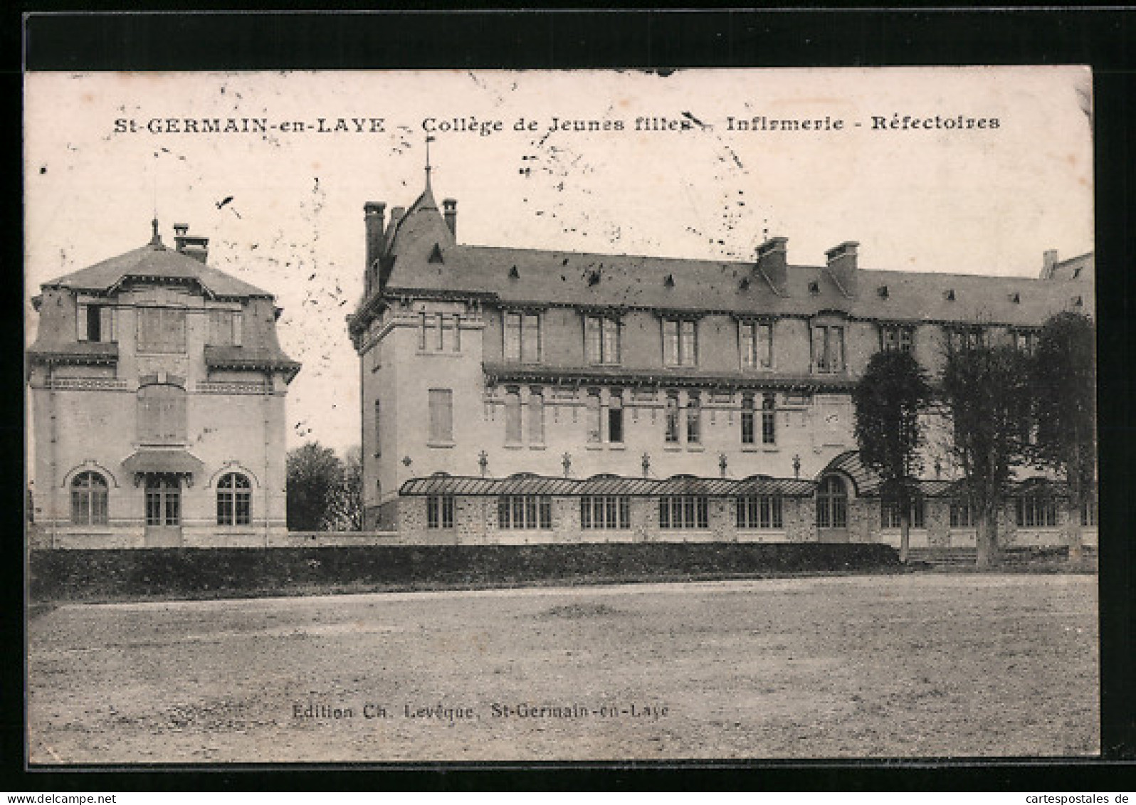 CPA Saint-Germain-en-Laye, College De Jeunes Filles, Infirmerie Refectoires  - St. Germain En Laye