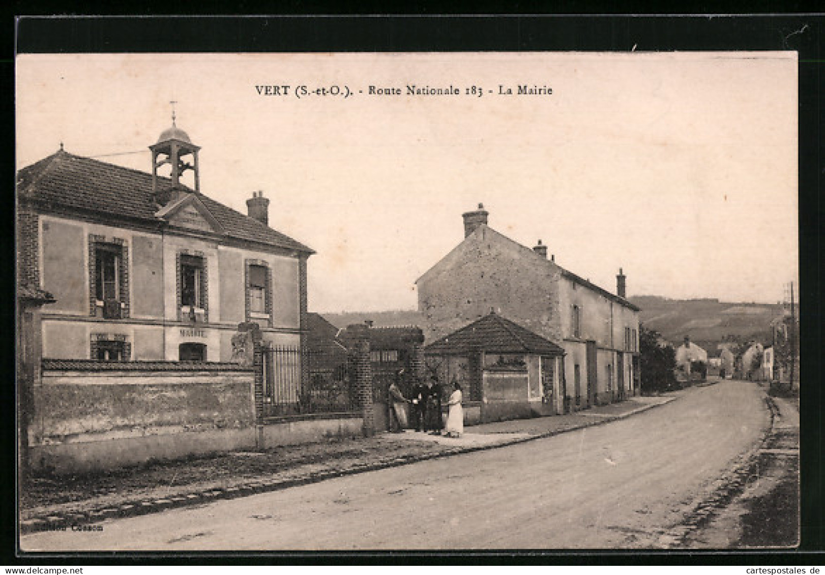 CPA Vert, Route Nationale 183, La Mairie  - Autres & Non Classés