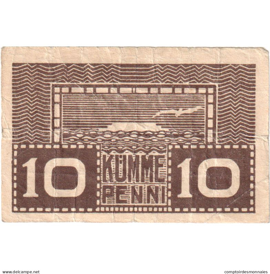 Estonie, 10 Penni, 1919, KM:40b, TTB - Estland