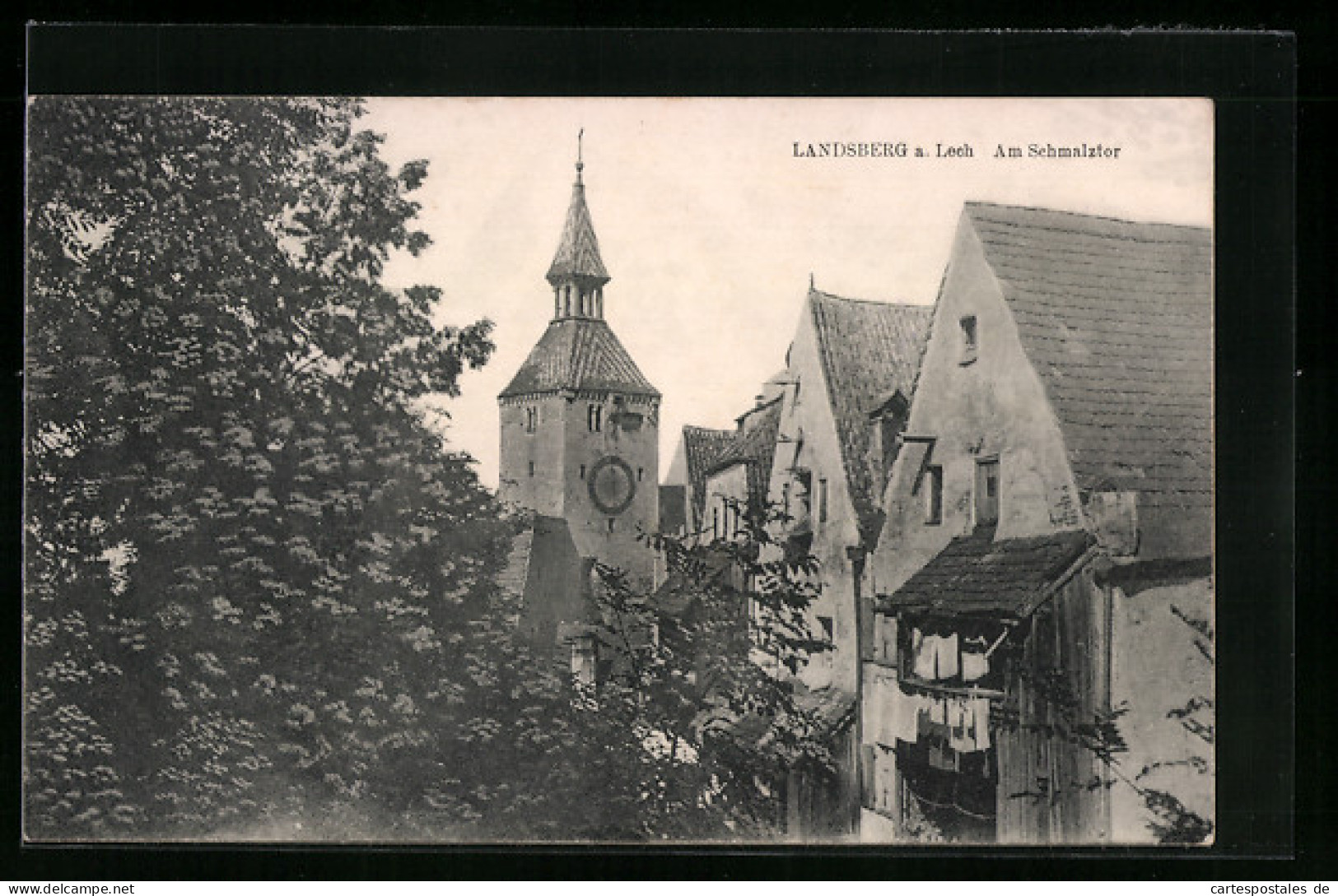 AK Landsberg A. Lech, Am Schmalztor  - Landsberg