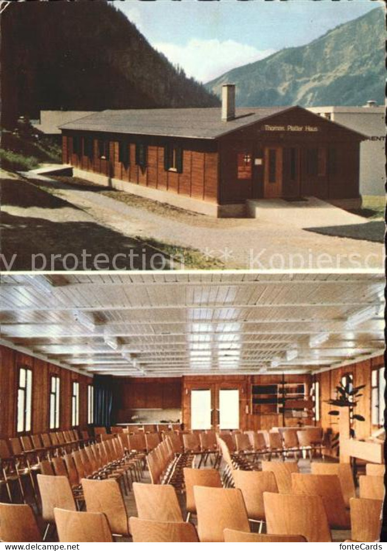 11891417 Leukerbad Thomas Platter Haus Ev Ref Kirche Provisorium Leukerbad Leuke - Other & Unclassified