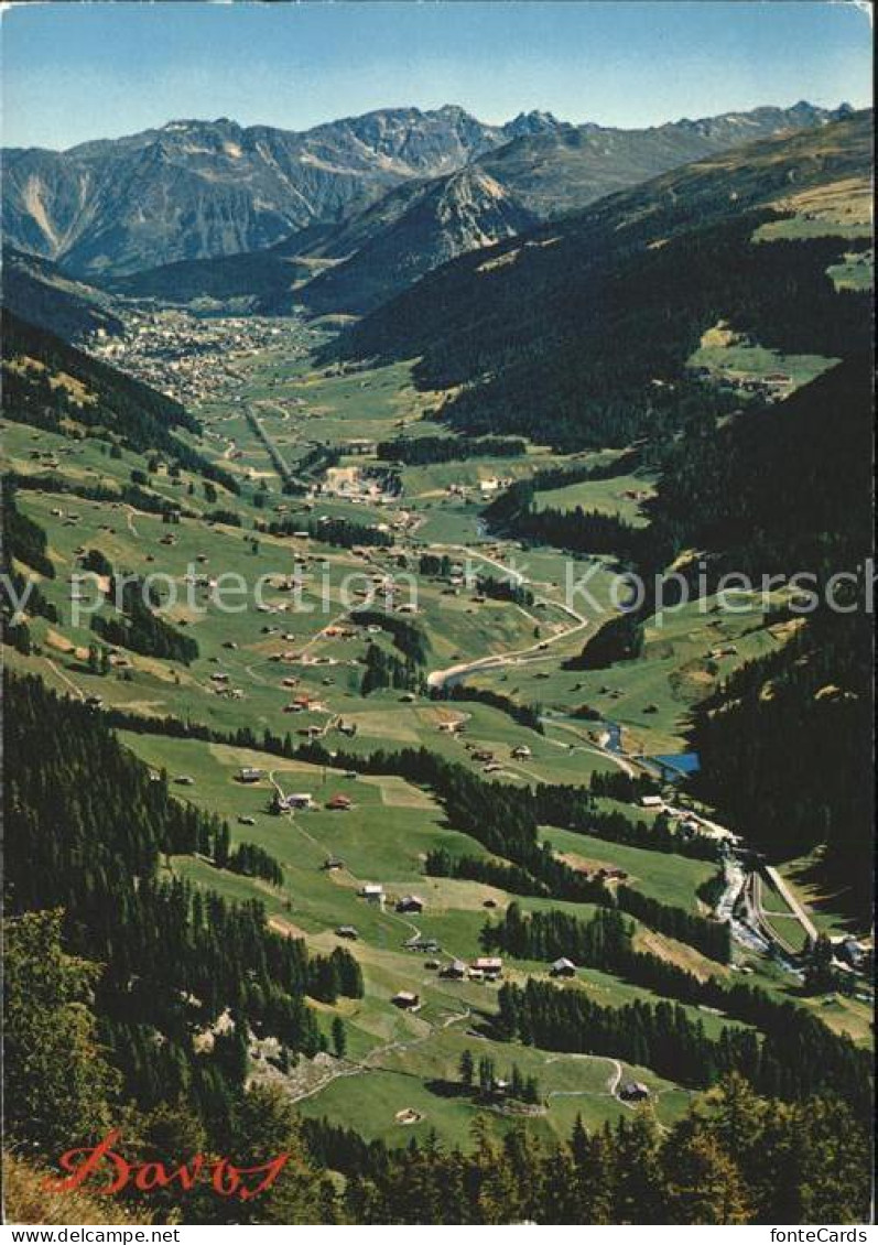 11891317 Davos GR Langmatte Frauenkirch Clavadel Seehorn Und Rhaetikon Davos Pla - Autres & Non Classés