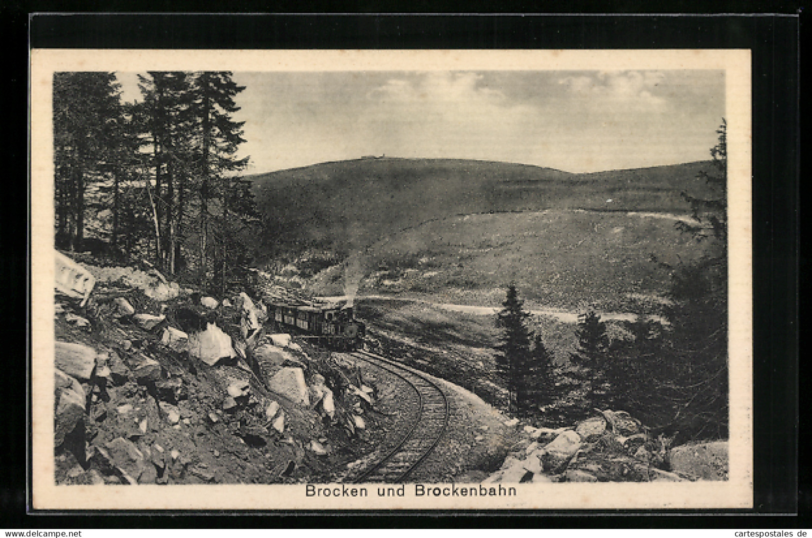 AK Brocken Und Brockenbahn, Bergbahn  - Autres & Non Classés