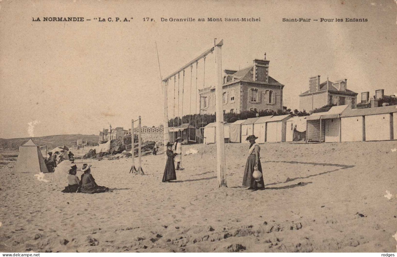 50 , Cpa  De Granville Au Mont Saint Michel , 17F , SAINT PAIR , Pour Les Enfants (15097.V.24) - Saint Pair Sur Mer