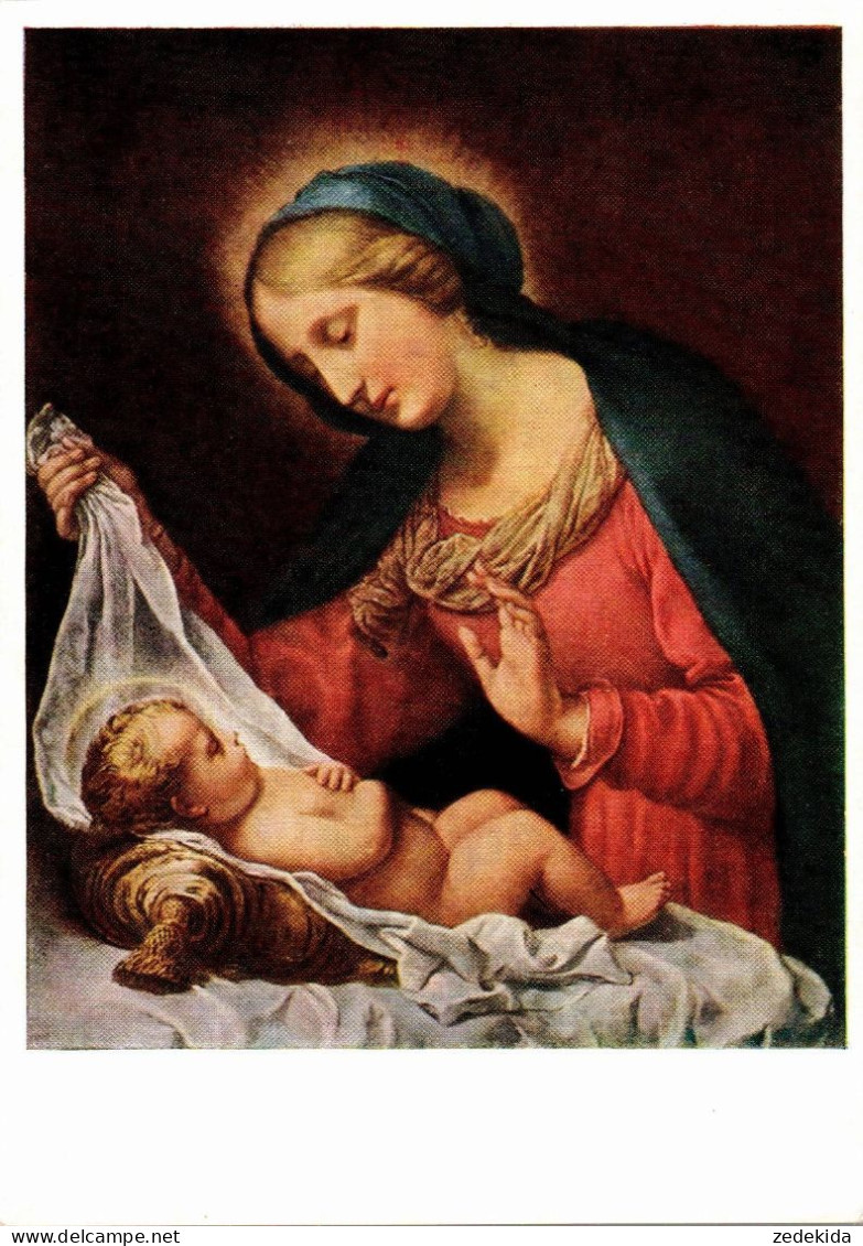 H2340 - TOP Dolci Künstlerkarte Weihnachtskrippe Krippe Geburt Christi Madonna Maria - Other & Unclassified