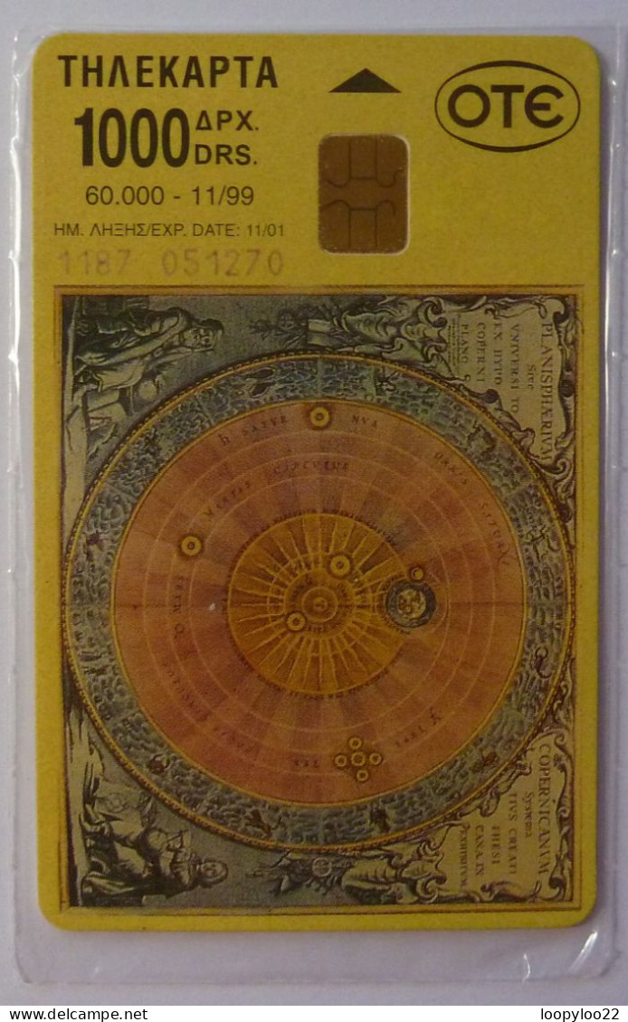 GREECE - Chip - OTE - Millenium - Copernicus - 11/99 - 1000 Units - Mint Blister - Grecia