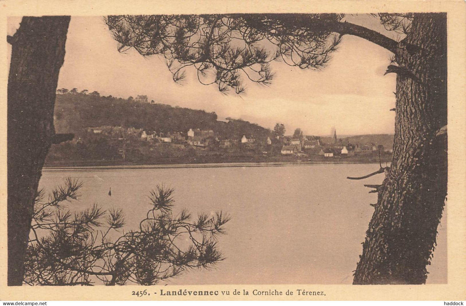 LANDEVENNEC : VUE DE LA CORNICHE DE TERENEZ - Landévennec