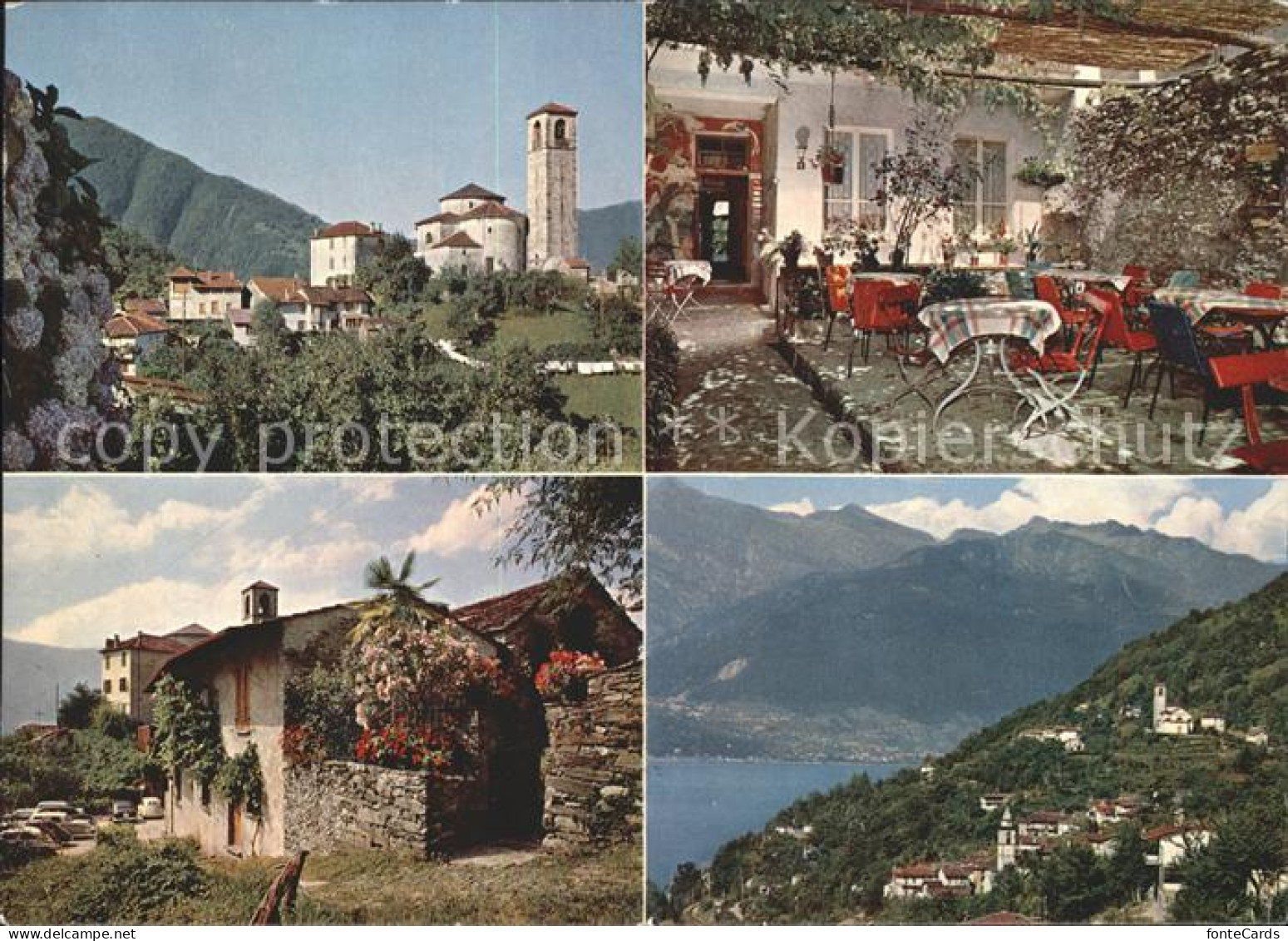 11889987 St Abbondio Restaurant Pension Bellavista Garten Lago Maggiore  S. Abbo - Autres & Non Classés