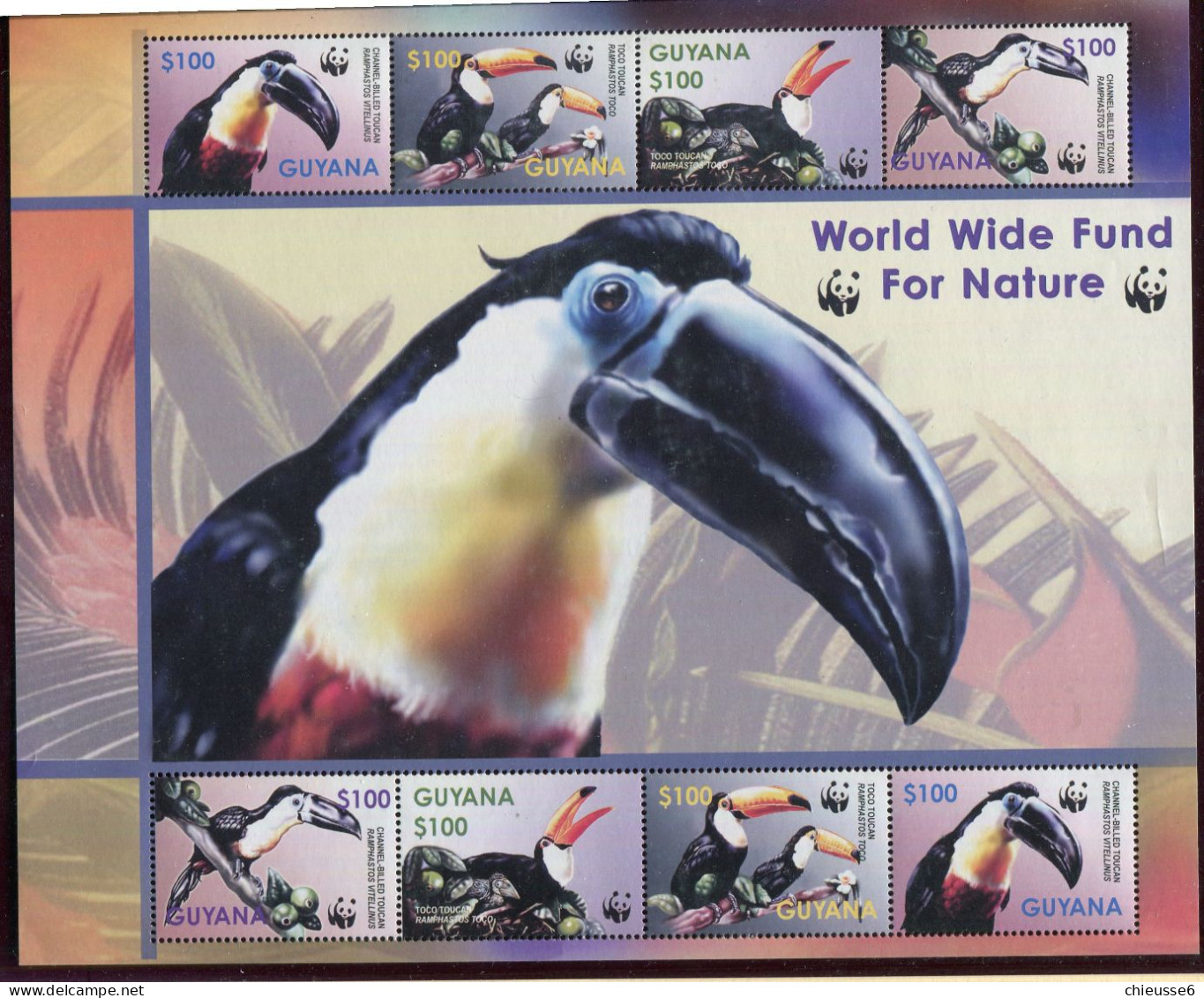 Guyane ** N° F5683 En Feuillet - Oiseaux - Guyana (1966-...)