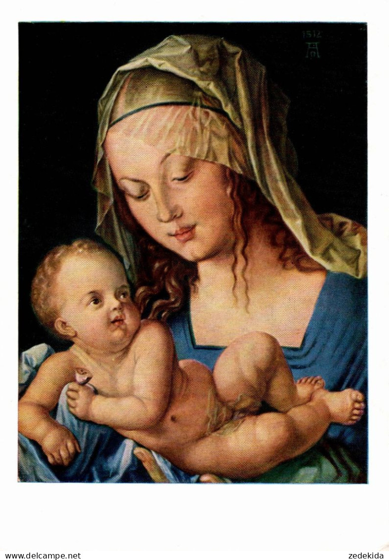 H2342 - TOP Dürer Künstlerkarte Weihnachtskrippe Krippe Geburt Christi Madonna Maria - Other & Unclassified
