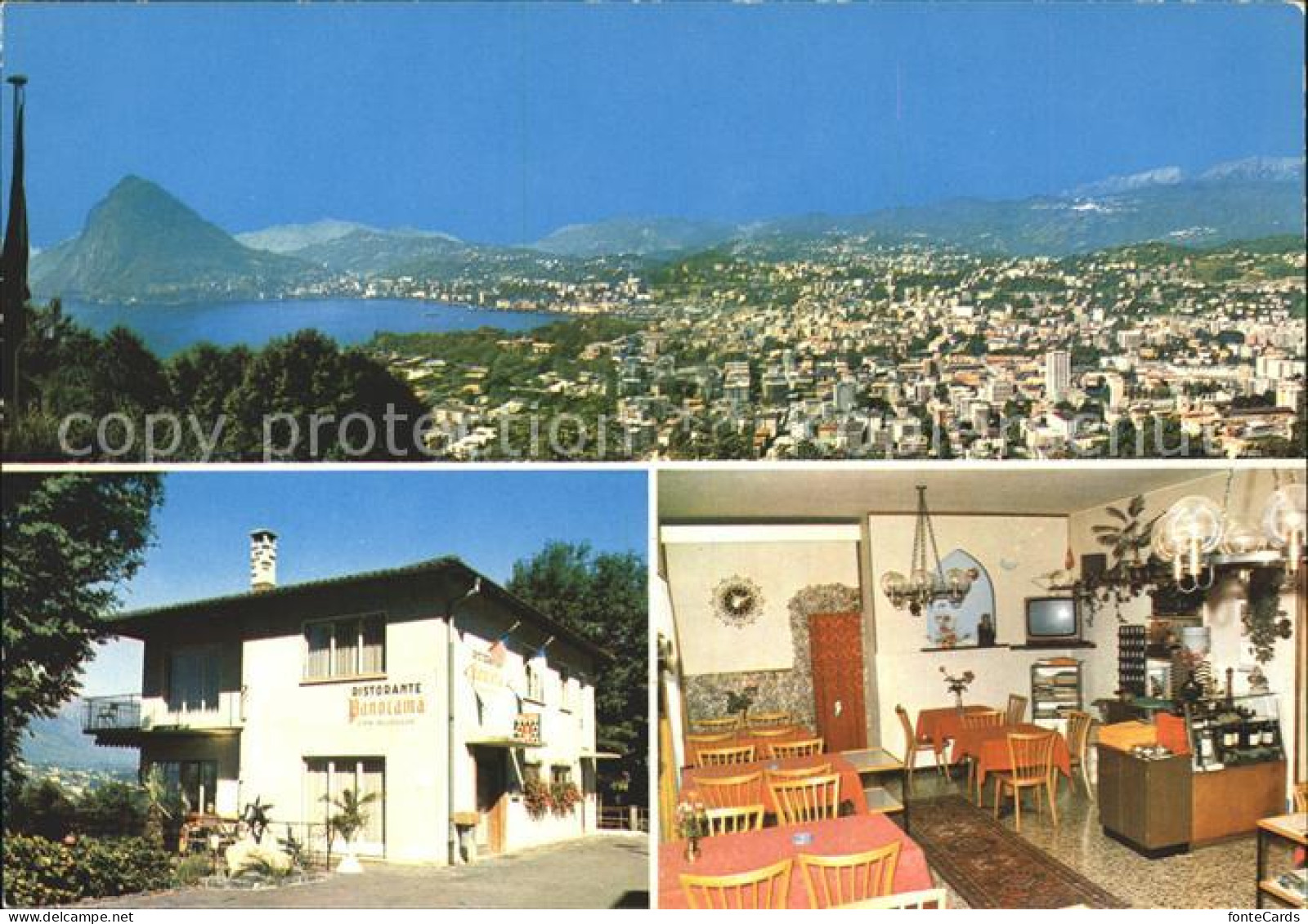 11889847 Viganello Lugano Totalansicht Hotel Restaurant Panorama  Viganello - Autres & Non Classés