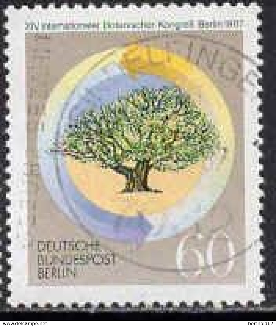 Berlin Poste Obl Yv:747 Mi:786 14.Internationaler Botanischer Kongreß Berlin (Beau Cachet Rond) (Thème) - Arbres