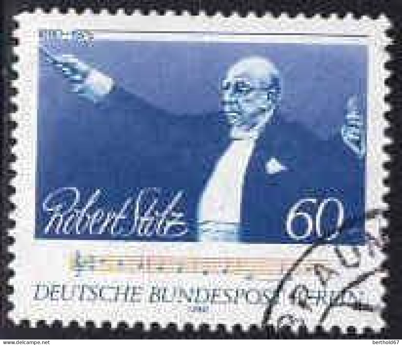 Berlin Poste Obl Yv:588 Mi:627 Robert Stolz Compositeur (Beau Cachet Rond) (Thème) - Musik