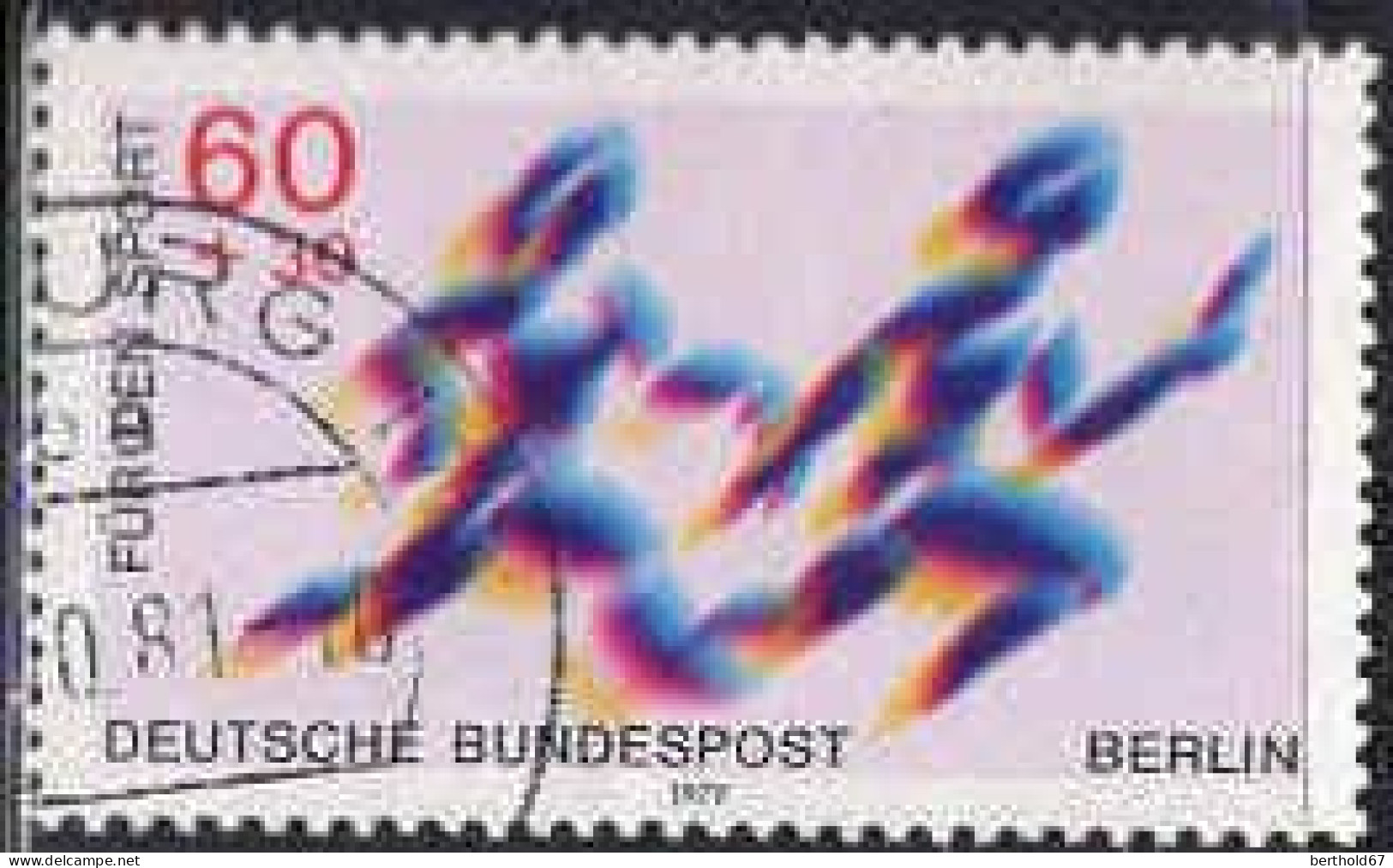 Berlin Poste Obl Yv:550 Mi:596 Course De Relais (Beau Cachet Rond) (Thème) - Athlétisme