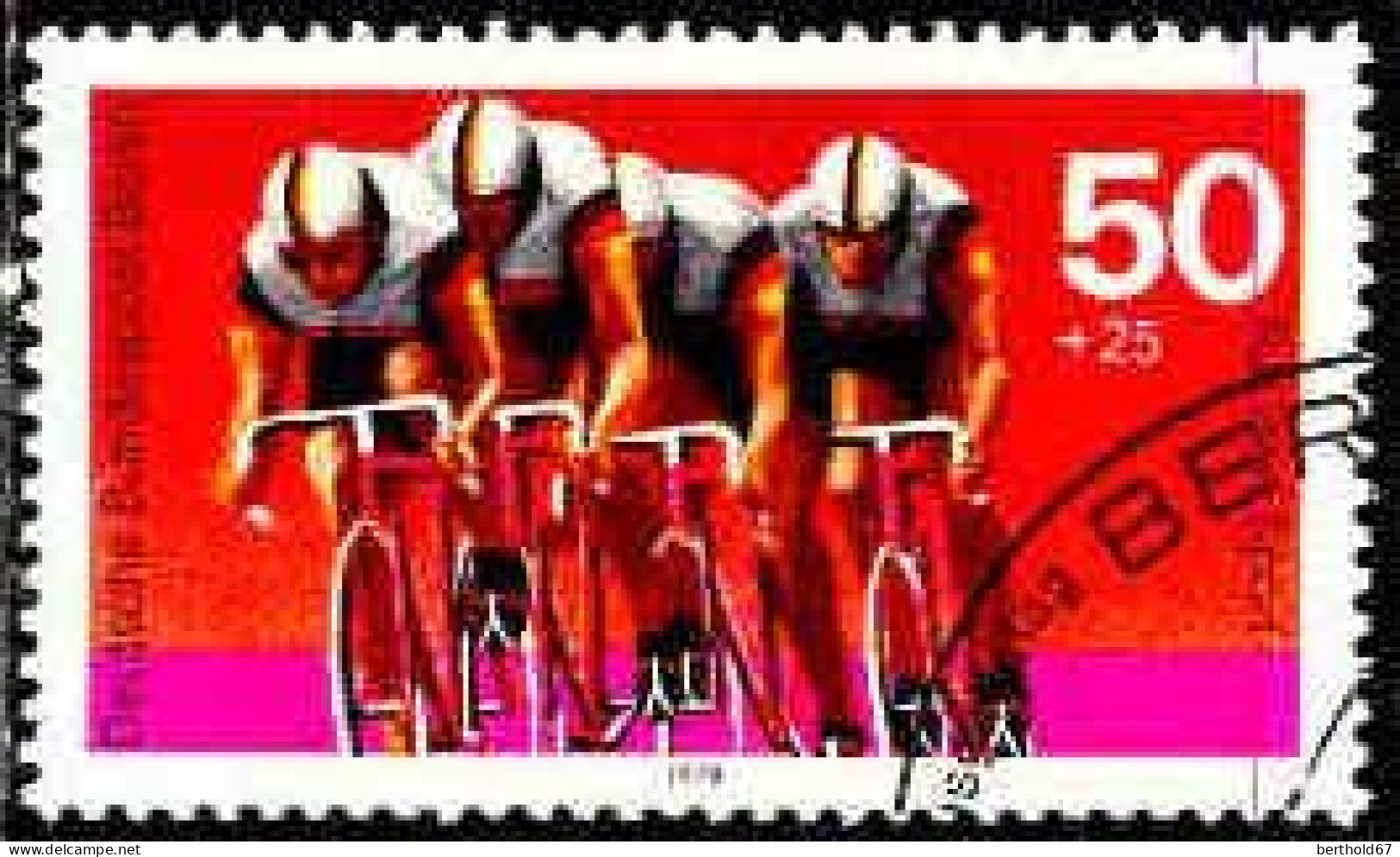 Berlin Poste Obl Yv:528 Mi:567 Für Den SportCyclisme (TB Cachet Rond) (Thème) - Radsport