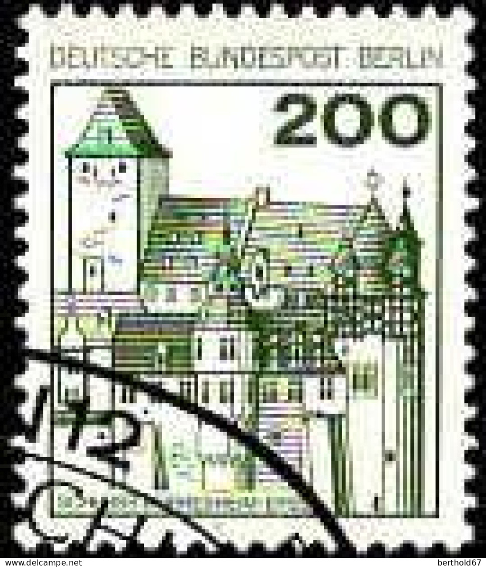 Berlin Poste Obl Yv:502 Mi:540AI Schloss Bürresheim-Eifel (Beau Cachet Rond) (Thème) - Kastelen