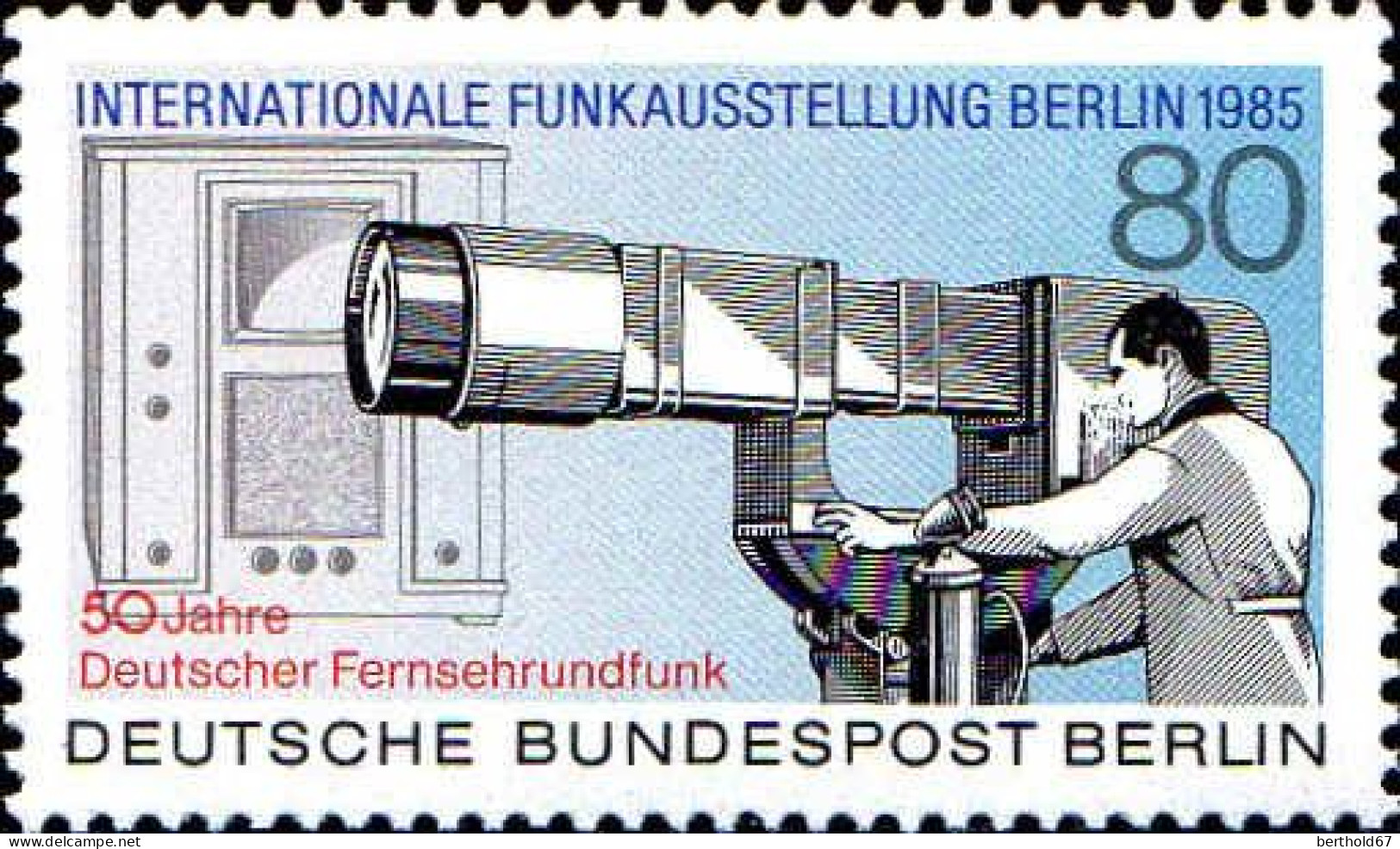 Berlin Poste N** Yv:703 Mi:741 Internationale Funkausstellung Berlin (Thème) - Télécom