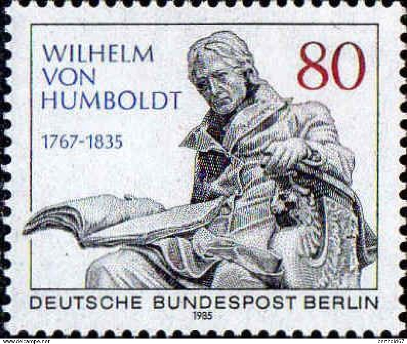 Berlin Poste N** Yv:694 Mi:731 Wilhelm Von Humboldt Homme D'Etat (Thème) - Otros & Sin Clasificación