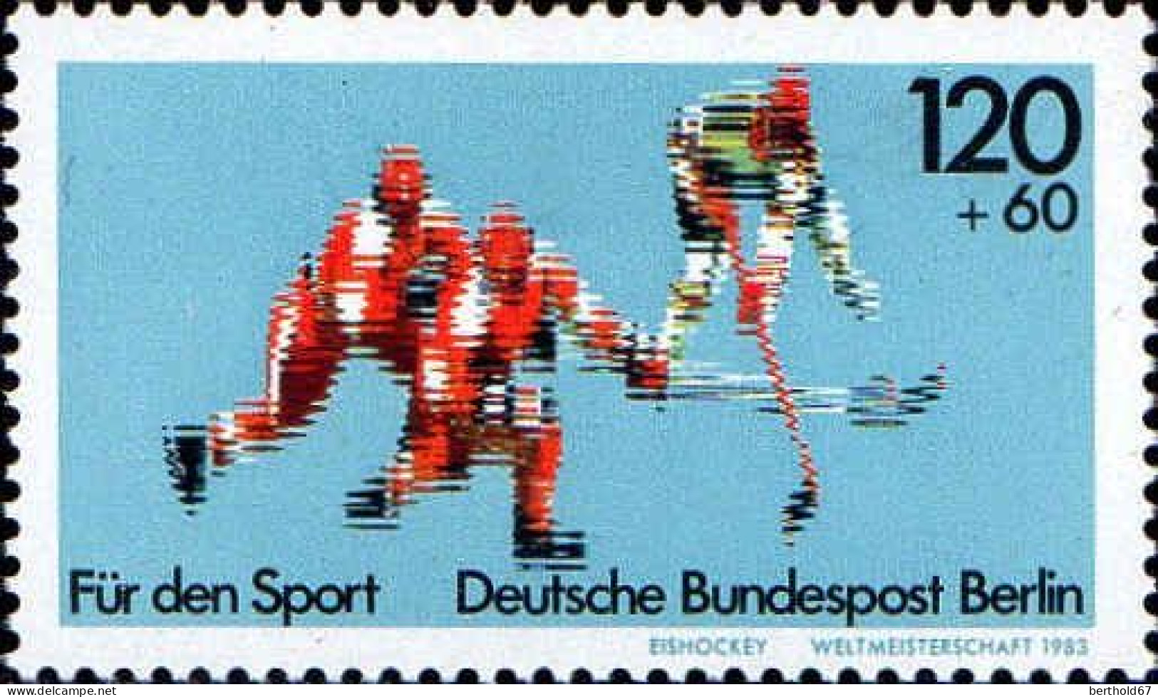 Berlin Poste N** Yv:660 Mi:699 Hockey Sur Glace (Thème) - Hockey (Ijs)