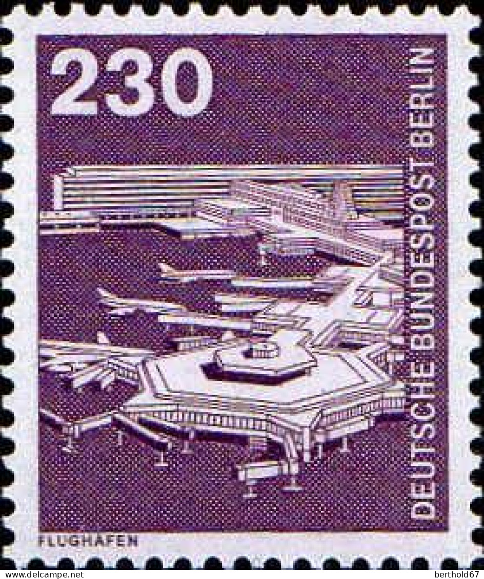 Berlin Poste N** Yv:556 Mi:586 Flughafen Aéroport (Thème) - Airplanes