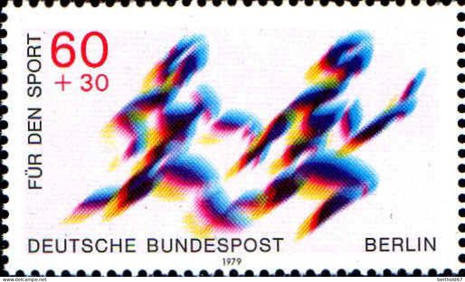 Berlin Poste N** Yv:550 Mi:596 Course De Relais (Thème) - Athlétisme