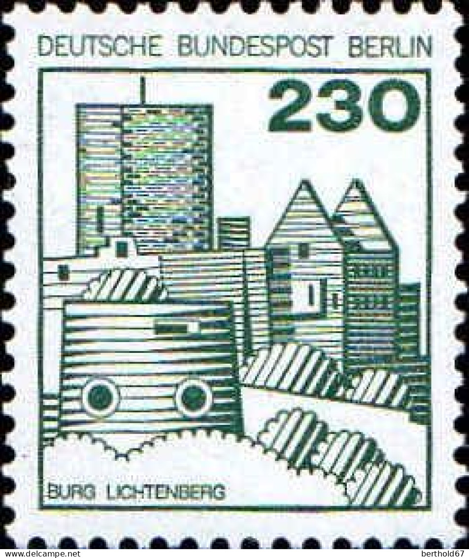 Berlin Poste N** Yv:542 Mi:590 Burg Lichtenberg (Thème) - Kastelen