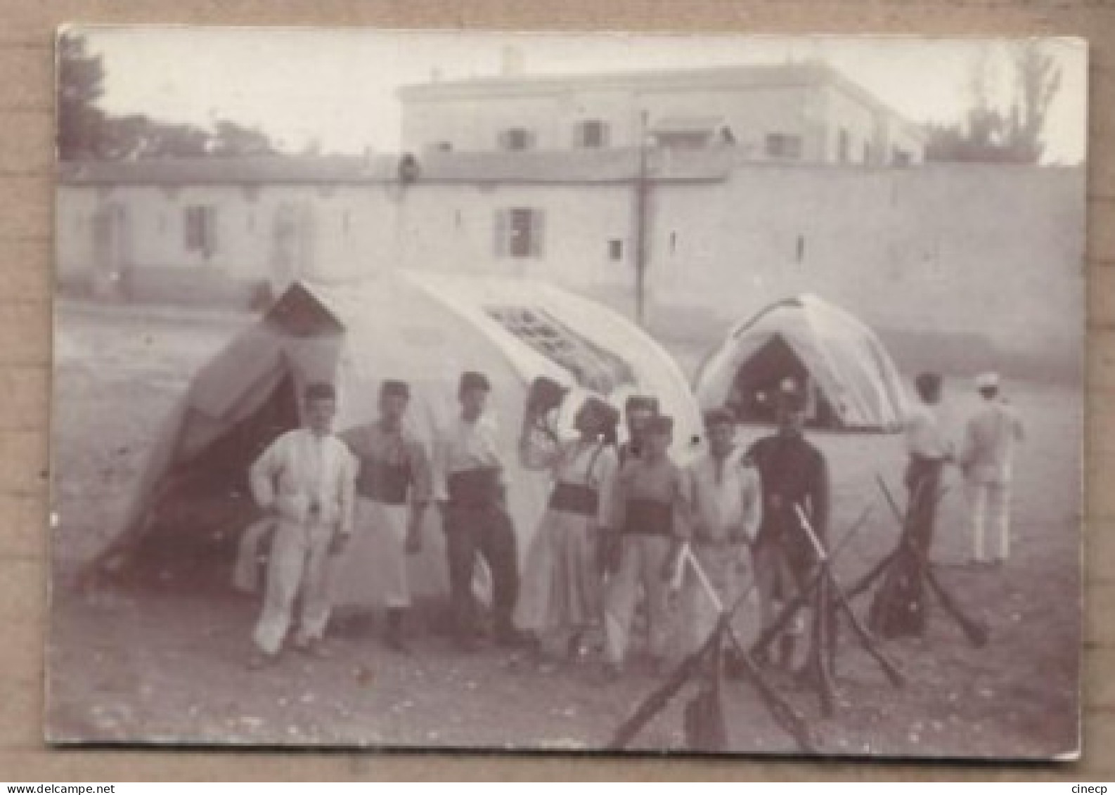 PHOTOGRAPHIE GUERRE 14 18 - Souvenir De La Mobilisation Aout 1914 - Régiment ? AFRIQUE DU NORD - ALGERIE ? - War 1914-18