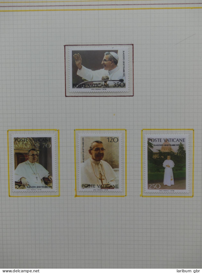 Vatikan Postfrisch Besammelt Auf Borek Seiten #LZ039 - Sonstige & Ohne Zuordnung