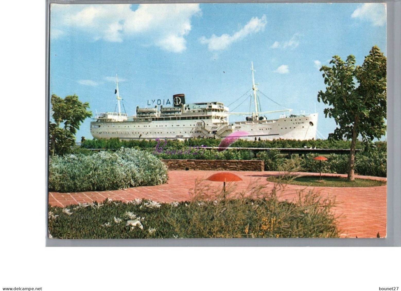 BARCARES SUR MER 66 - L'ancien Paquebot De Croisière LE LYDIA Ensablé  Carte Vierge - Otros & Sin Clasificación