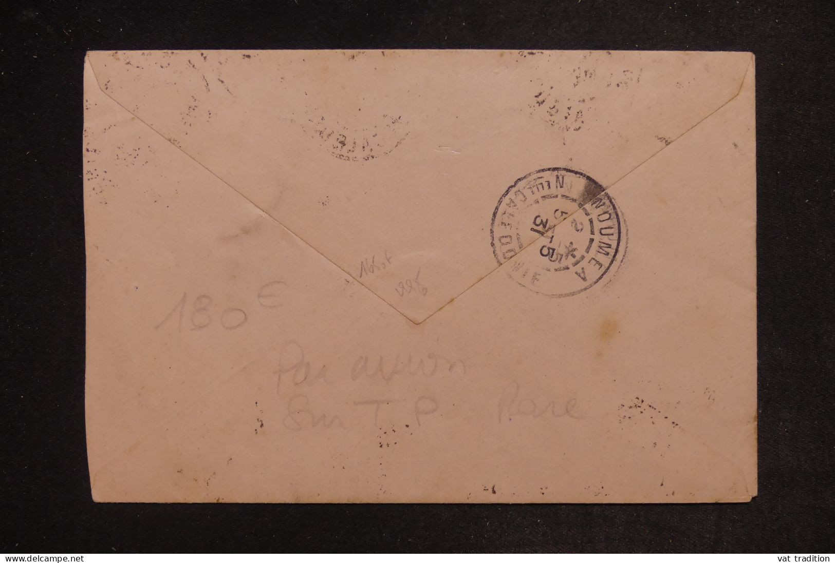 NOUVELLE CALÉDONIE -  Enveloppe De Kone Pour Nouméa En 1931 Par Avion  - L 152458 - Storia Postale