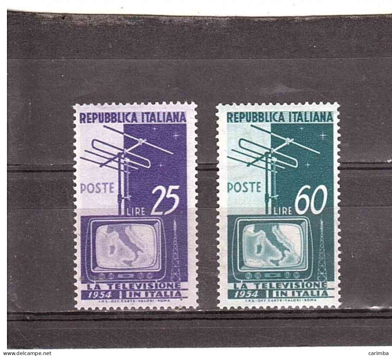 1954 TELEVISIONE - 1946-60: Mint/hinged