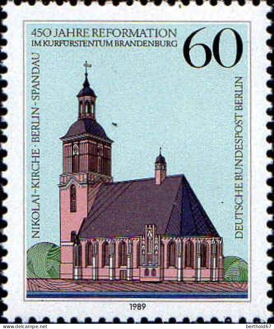 Berlin Poste N** Yv:816 Mi:855 Nikolai Kirche Berlin-Spandau - Ungebraucht