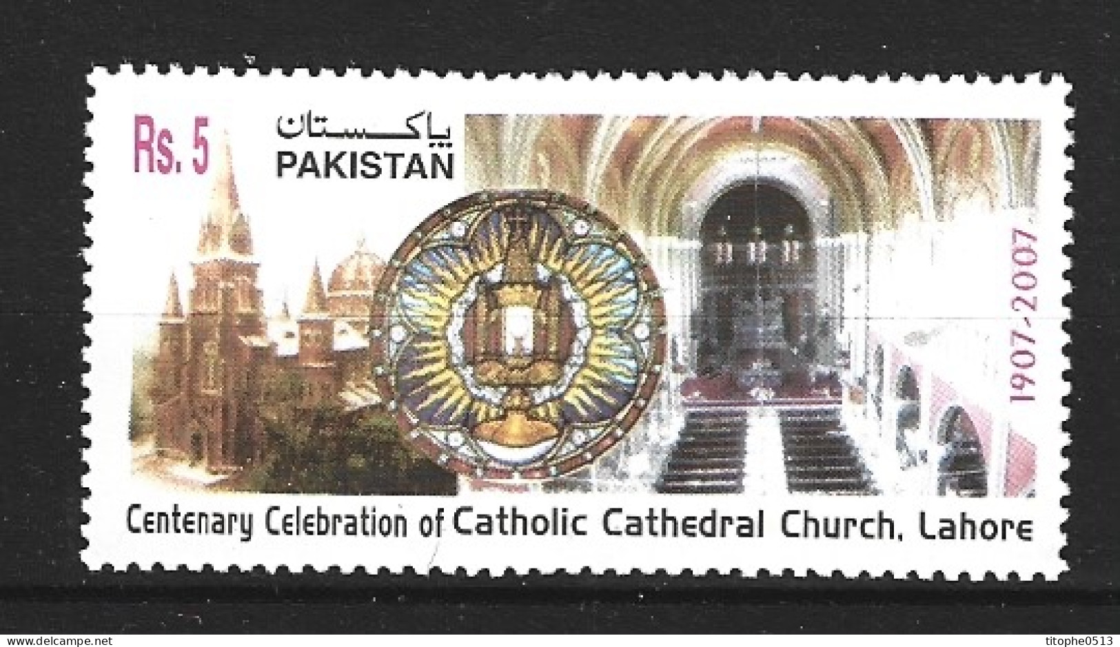 PAKISTAN. N°1255 De 2007. Cathédrale De Lahore. - Kirchen U. Kathedralen