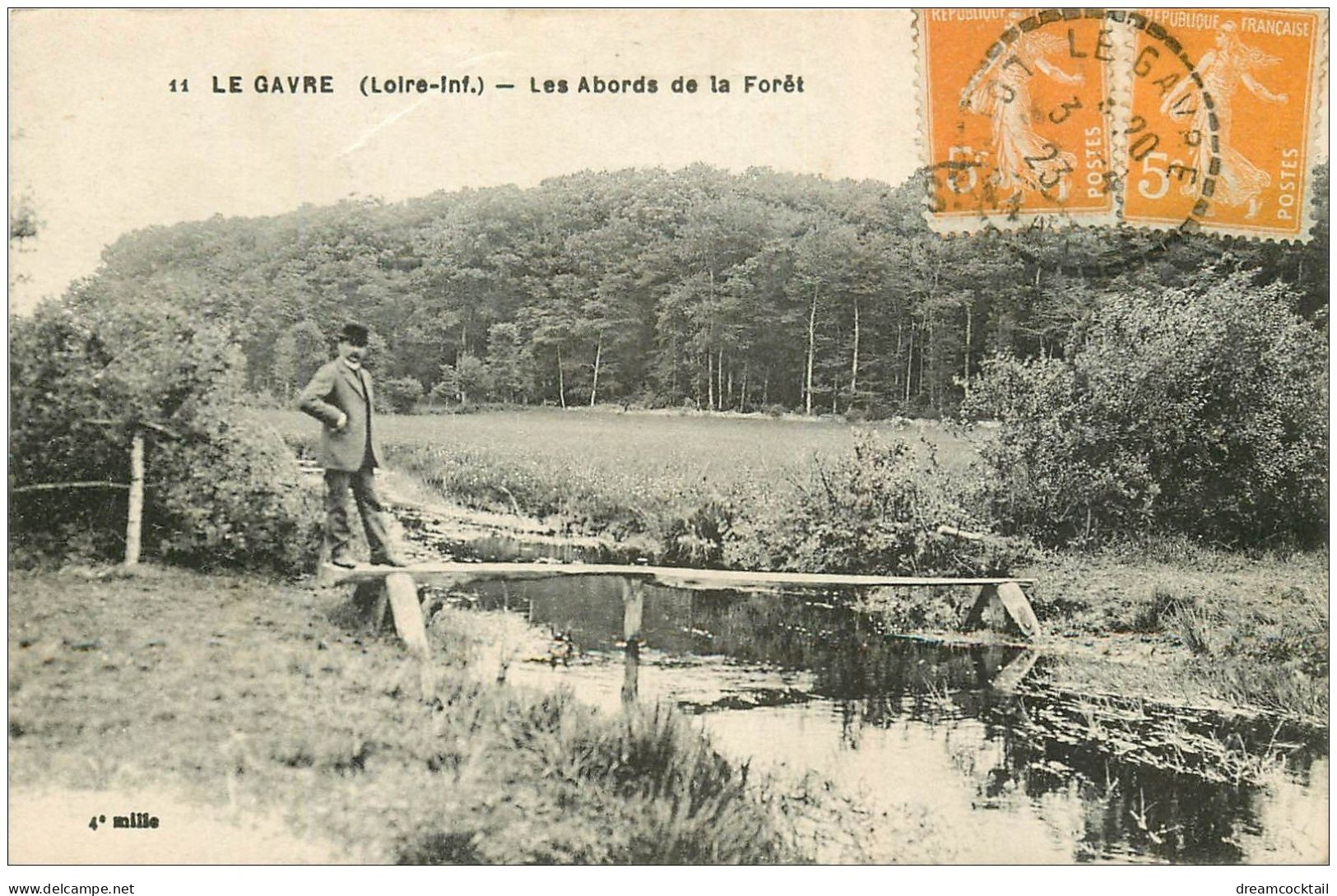 44 LE GAVRE. Les Abords De La Forêt 1923 - Le Gavre