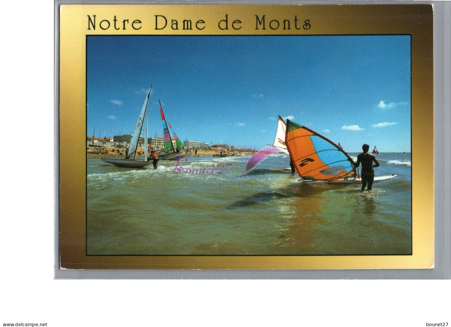 NOTRE DAME DES MONTS 85 - La Plage The Beach Planche à Voile - Sonstige & Ohne Zuordnung