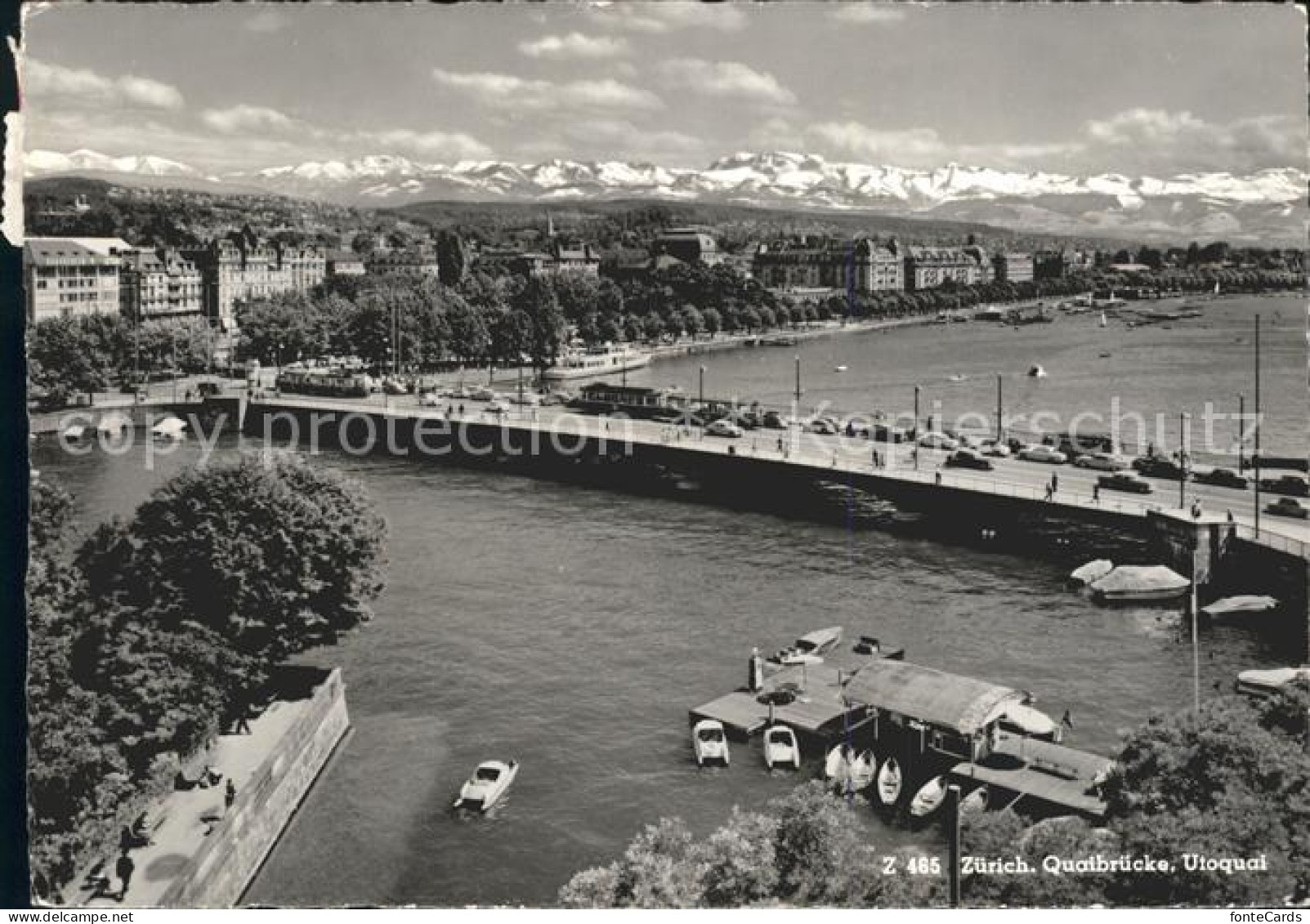 11887147 Zuerich ZH Quaibruecke Utoquai Zuerich - Sonstige & Ohne Zuordnung