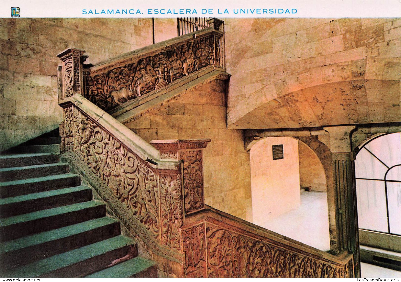 ESPAGNE - Salamanca - Escalera De La Universidad - Carte Postale - Salamanca