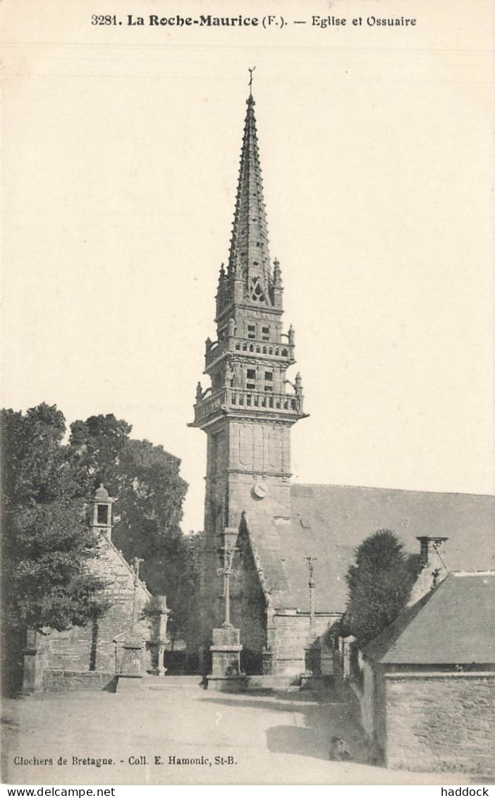 LA ROCHE - MAURICE : EGLISE ET OSSUAIRE - La Roche-Maurice