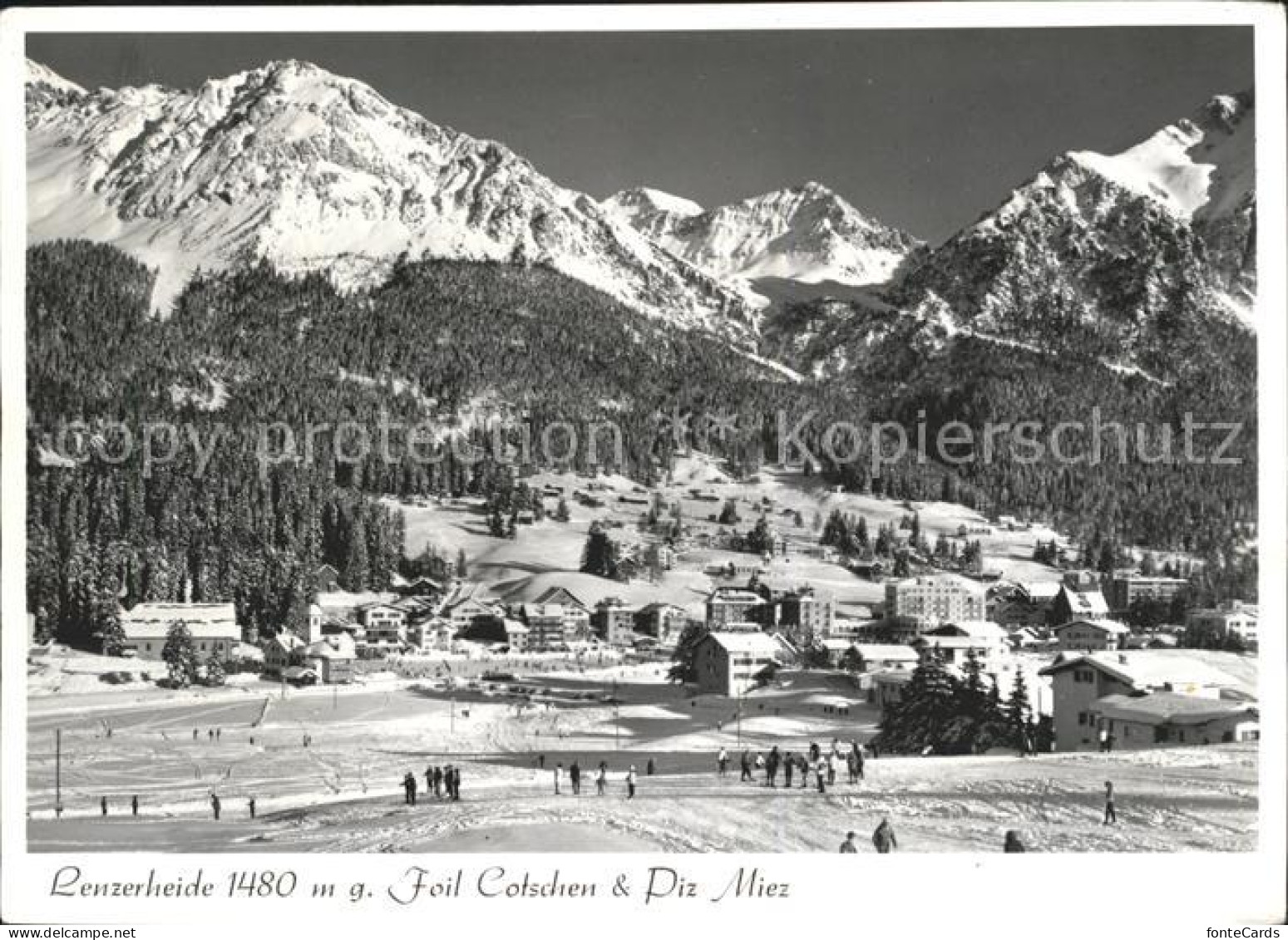 11886997 Lenzerheide GR Foil Cotschen Piz Miez Lenzerheide Chur - Autres & Non Classés