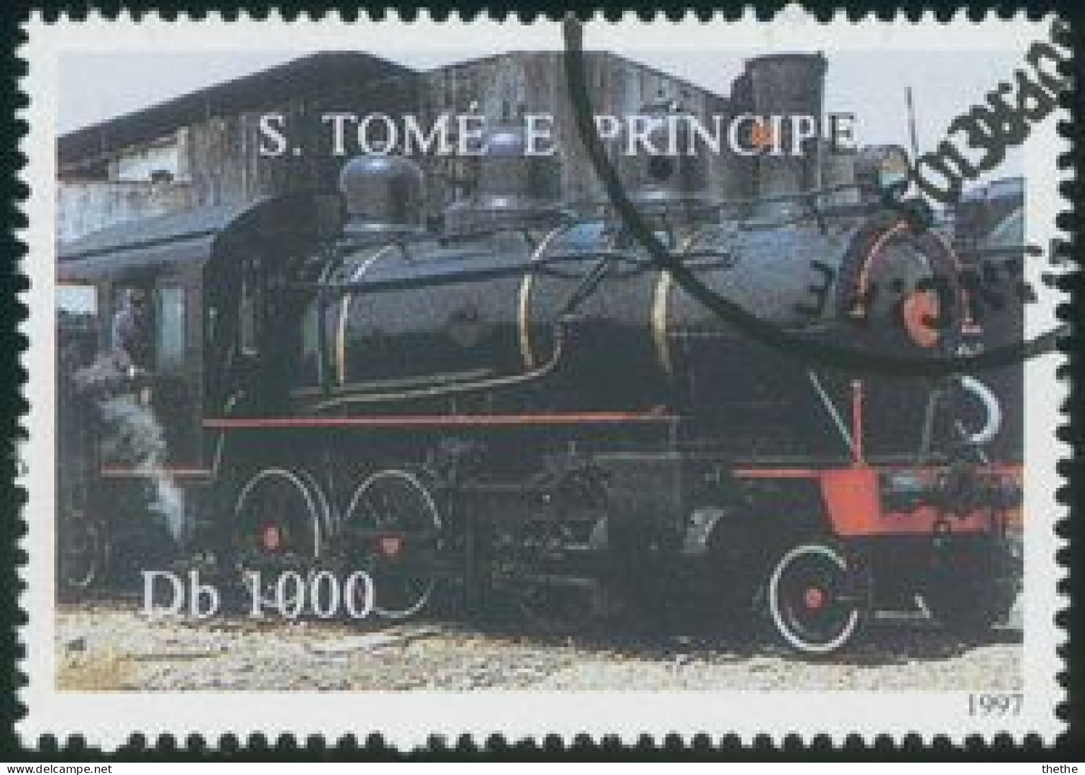 Sao Tomé-et-Principe -  150e Anniversaire Des Chemins De Fer Suisses - Eisenbahnen