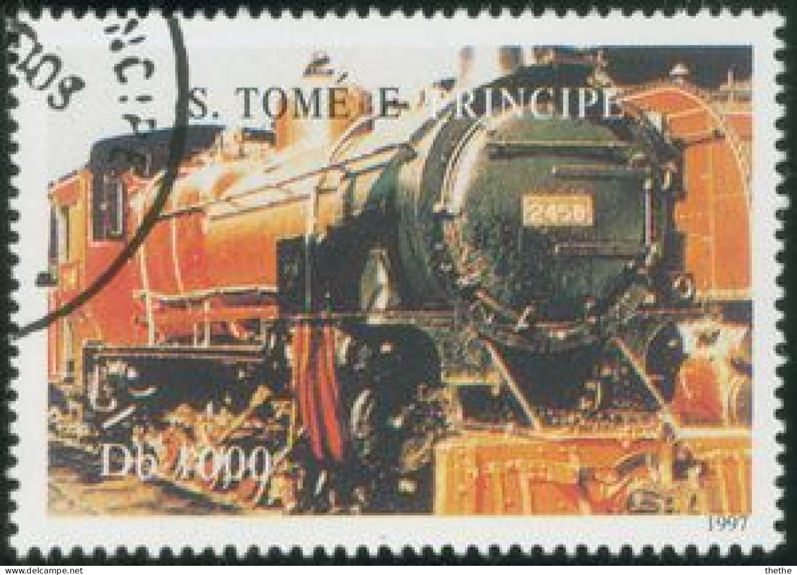 Sao Tomé-et-Principe -  150e Anniversaire Des Chemins De Fer Suisses - Eisenbahnen