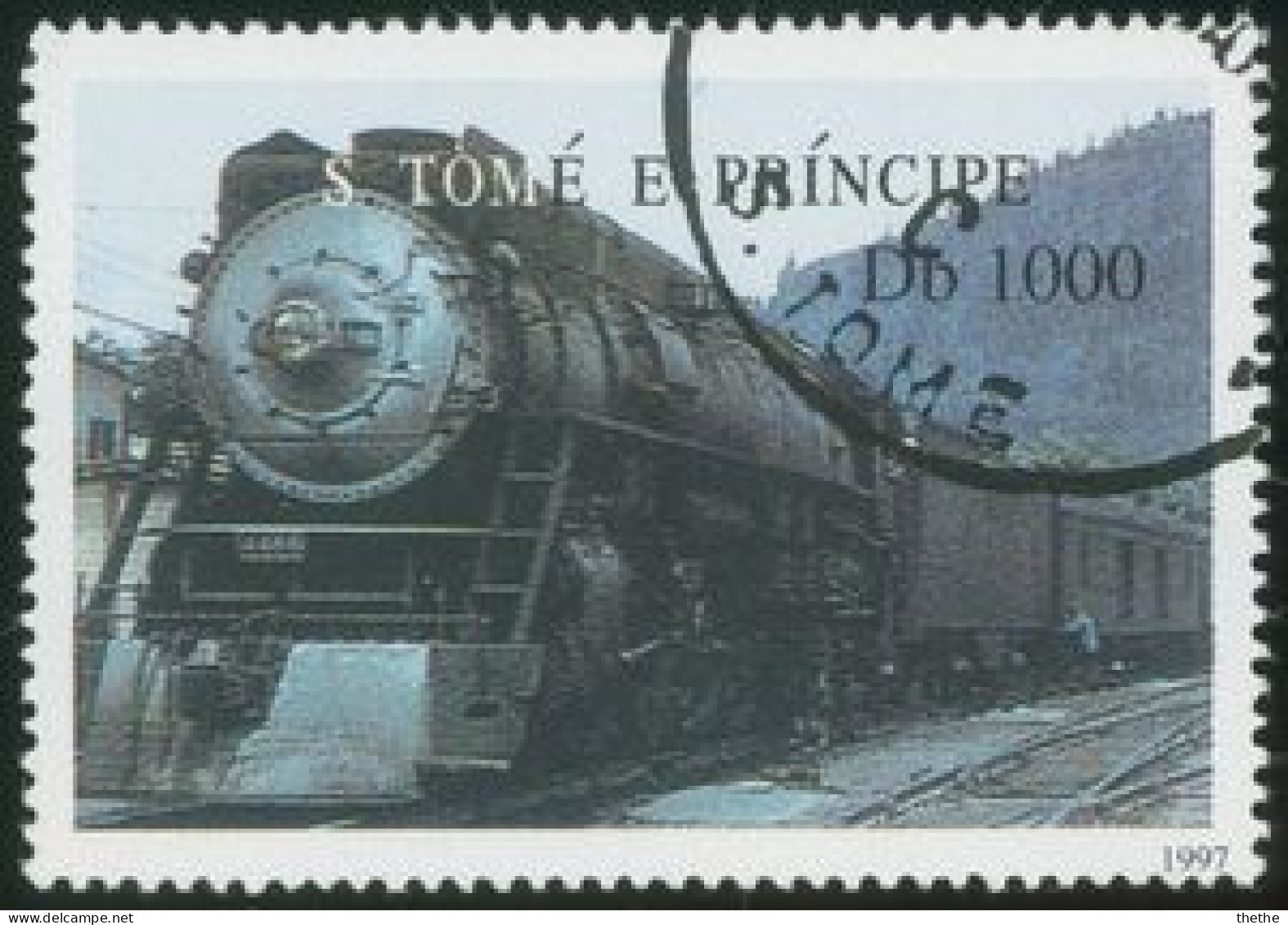 Sao Tomé-et-Principe -  150e Anniversaire Des Chemins De Fer Suisses - Eisenbahnen