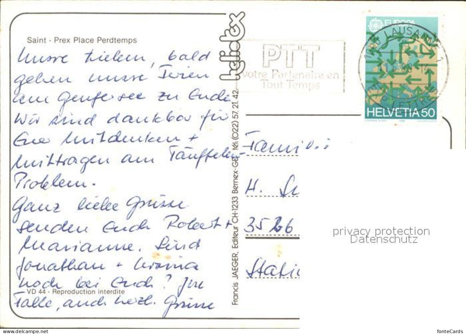 11886357 Lausanne VD Saint Prex Place Perdtemps Lausanne - Sonstige & Ohne Zuordnung