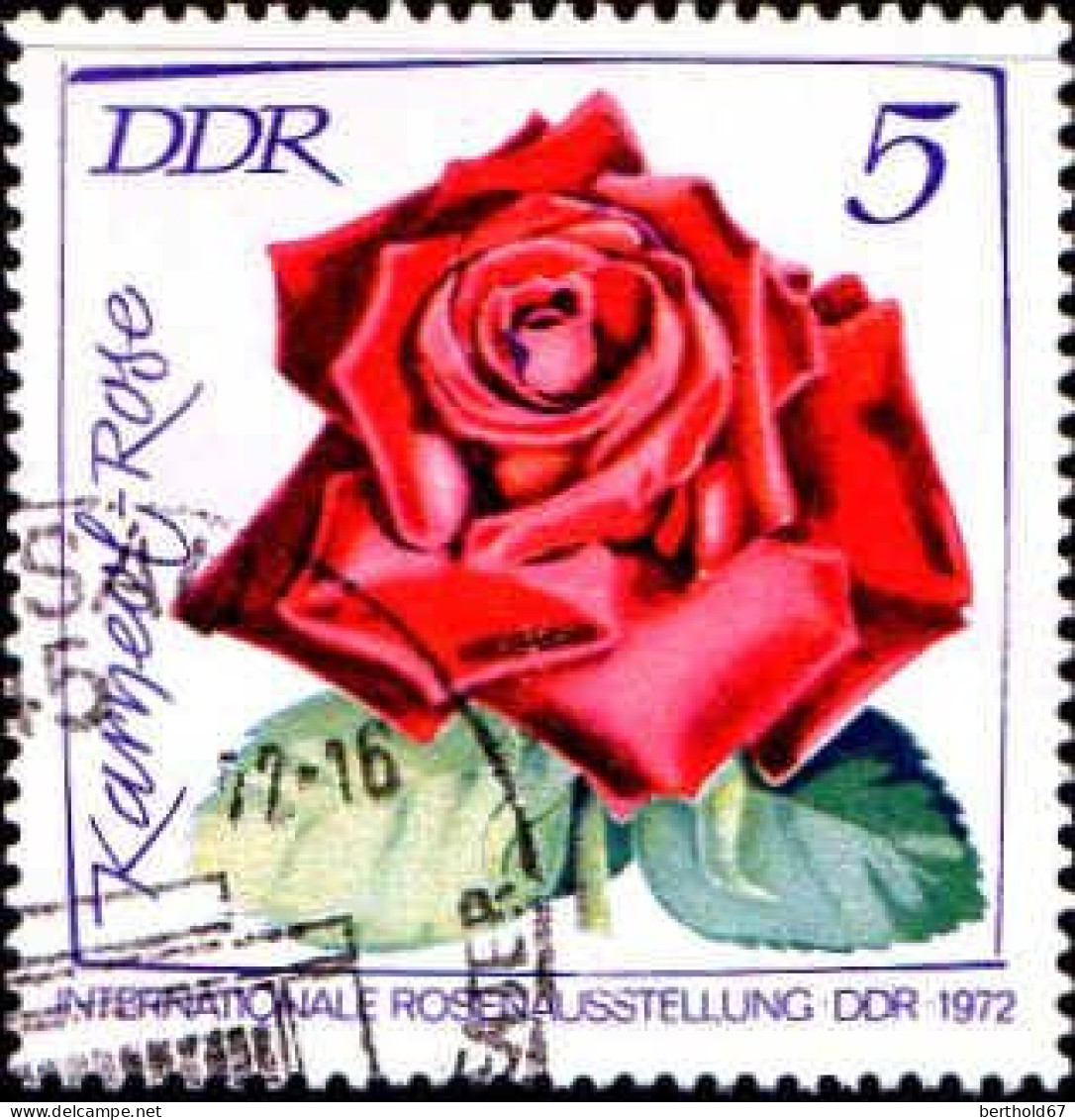 Rda Poste Obl Yv:1450 Mi:1763 Karneol Rose (TB Cachet Rond) - Used Stamps