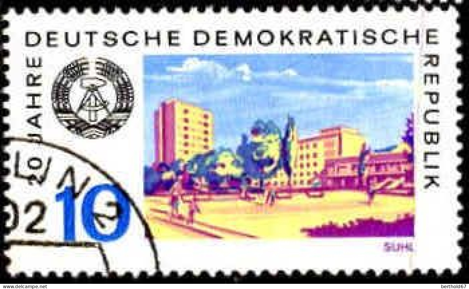 Rda Poste Obl Yv:1197 Mi:1502 Suhl (Beau Cachet Rond) - Used Stamps