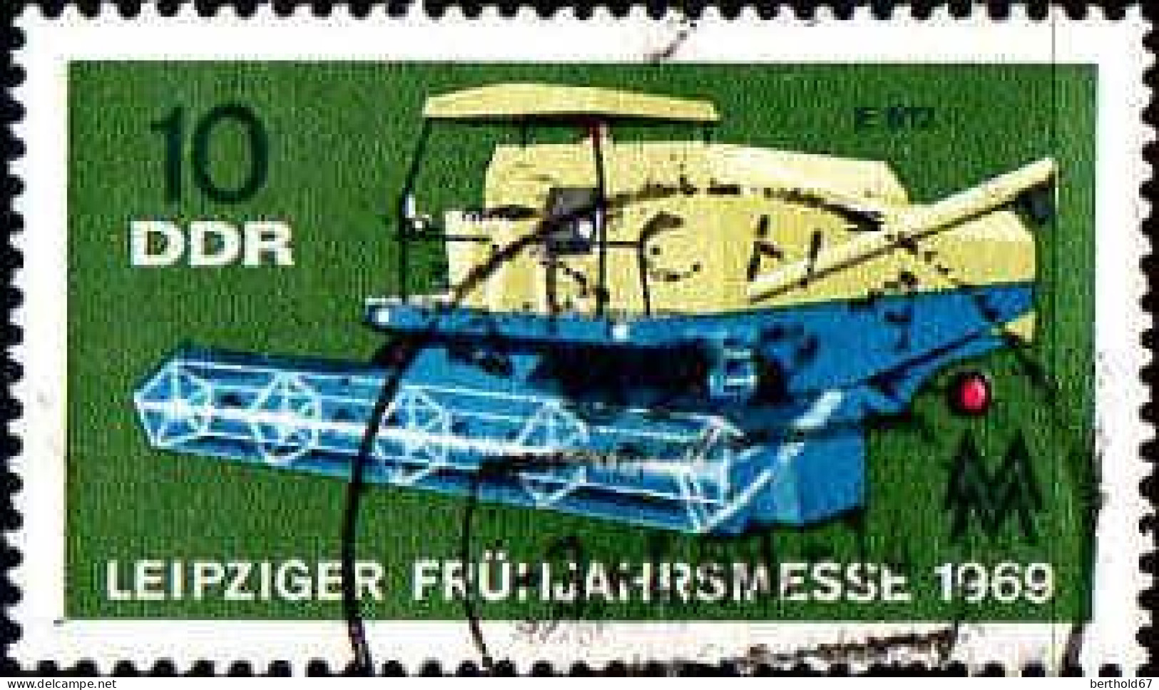 Rda Poste Obl Yv:1144 Mi:1448 Moisionneuse Bateuse (TB Cachet Rond) - Used Stamps